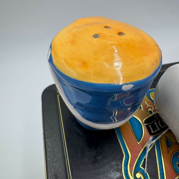 Garland Road Ceramic Pigs and Pail Salt & Pepper Shakers Black & White - Picture 7 of 12